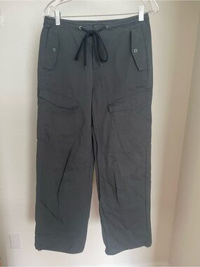 Superdown Gray Wide Leg Cargo Pants - Size S